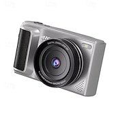 abordables Fotocamera e foto-M3 4K Digital Video Camera and 16X Digital Zoom Camera 2.8inch Flip Screen with Flash for Voice Controlled Shooting