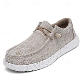 abordables Chaussures Décontractées à Lacets-Chaussures décontractées grises en maille pour homme, tige légère et respirante, semelle confortable et rembourrée, style décontracté moderne idéal au quotidien et en voyage.