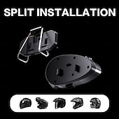baratos Acessórios para motociclos e quadriciclos-Fones de ouvido Bluetooth para capacete K17, ciclismo, super graves, luz ambiente colorida, microfone capacitivo, assistente de voz inteligente.
