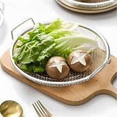 cheap Cooking Utensils-2pcs Stainless Steel Heavy-Duty Commercial/Residential Grease Filter System with Large Oil Drain Plate - Food Grade 201 Stainless Steel Oil Filter for home &amp; Restaurant Kitchens, Dishwasher