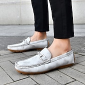 economico Mocassini casual-mocassini da uomo in similpelle viola: comode scarpe casual slip-on da indossare tutti i giorni e per eventi rilassati