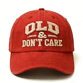 cheap Event &amp; Party Supplies-Vintage Distressed Old &amp; Don't Care Cap, Classic Dad Hat Adjustable Cotton Retirement Baseball Cap, Cotton Dad Hat, Fun Adjustable Trucker Hats for Men Women, Funny Gifts
