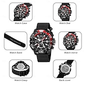 preiswerte Quarz-Uhren-SKMEI Herren Quarzuhr Sport Mode Lässig Geschäft Stopuhr Kalender Wasserdicht Dekoration Nylon Beobachten