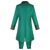  Renaissance Steampunk Coat Pants Hat Long Sleeves Prince Elf Nobleman Fancy Dress Men's Royal Steampunk Event / Party Masquerade Adults' Coat Vest Pants