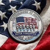 abordables 250e Anniversaire des États-Unis-Casquette de baseball brodée pour vétéran (DD-214) avec 2 pièces commémoratives – motif aigle patriotique, broderie « C'est un truc de vétéran », coffret de pièces de la Fraternité d'honneur, cadeau