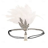 economico Accessori e altro-Vintage Fascia Flapper Il grande Gatsby Foglia Costume Per donna Carnevale San Valentino Mascherata Balli di fine anno Carnevale Club Adulti Copricapo Primavera