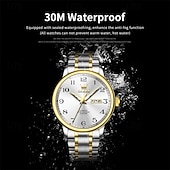 levne Mechanické hodinky-Nové pánské business hodinky Olevs se světelným kalendářem, týdenním zobrazením, plně automatickým mechanickým strojkem, ležérní a módní digitální hodinky, voděodolné, sportovní náramkové hodinky