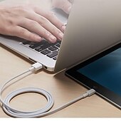 voordelige Mobiele telefoonkabels-USB-A naar USB-C kabel, type-C snellaadkabel, datasynchronisatielader compatibel met iPhone 17 Pro Max 16 15 iPad
