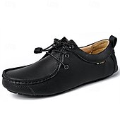 preiswerte Lässige Schnürschuhe-Braune Herren-Freizeitschuhe aus Wildleder, Schnürdesign, leichte, flexible Sohle, klassischer Freizeitstil, geeignet für Alltag und Spaziergänge