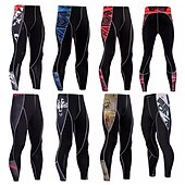 billiga Löparbyxor och tights-Herr Löparbyxor Kompressionsbyxor Sportunderställ Elastiskt midjeband Underdelar Ledigt Utomhus Semester Vår Höst Snabb tork Lättvikt Mjuk Gymträning Aktiv träning Träning Smal passform Sportkläder