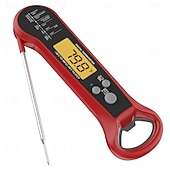 Недорогие Бытовая техника-цифровой термометр водонепроницаемый с подсветкой электронный пищевой термометр для пищевых продуктов мгновенного считывания