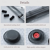 baratos armazenamento de bagagem e viagem-Conjunto de sacos de compressão a vácuo sem fio para viagem com bomba recarregável, cinza, reutilizáveis, transparentes, para organizar roupas, ideal para bagagem, armário e malas de viagem.