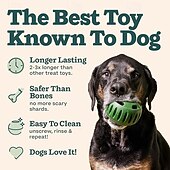 abordables Juguetes para masticar-Pelota para lamer Pupsicle para perros - premios duraderos - juguete interactivo para perros - juguete de relleno para distraer a tu cachorro - seguro para perros - fácil de limpiar