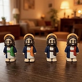 halpa pääsiäinen-50 kpl pieniä Jeesus-hahmoja, mini-Jeesus-hahmoja irtotavarana pääsiäismunien täyttämiseen, vauva-Jeesus-hahmo, miniatyyrihahmot, pääsiäisjeesus piilosta leikkimiseen, uskonnolliset juhlalahjat