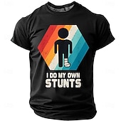 Χαμηλού Κόστους Σαρκαστικό Χιούμορ T-shirts-Ανδρικά Αστεία αργκό Μπλουζάκι Κοντομάνικο Κοντομάνικη μπλούζα 3D εκτύπωση Στρογγυλή Ψηλή Λαιμόκοψη Πουκάμισο Μοντέρνα Καθημερινά Καθημερινά Δρόμος Θαλασσί Μαύρο Πράσινο του τριφυλλιού