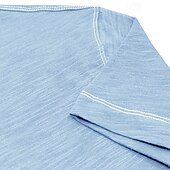 baratos Polo Clássico Masculino-Camisa polo masculina de algodão e bambu, estilo polo, casual, para trabalho, com gola polo e lapela, manga curta, básica, moderna, cor sólida, patchwork e botões, ideal para verão e primavera. &amp;polo