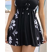 abordables Surfing Tankinis &amp; Bikinis-Mujer Traje de baño Tankini 2 Piezas Retazos Boyleg Secado rápido Elástico Sin Mangas Bañadores Traje de baño Surf Playa Natación Verano