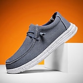 abordables Chaussures Décontractées à Lacets-Chaussures décontractées grises en maille pour homme, tige légère et respirante, semelle confortable et rembourrée, style décontracté moderne idéal au quotidien et en voyage.