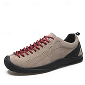 abordables Baskets Décontractées-Chaussures de randonnée pour hommes – en daim et mesh résistants, respirantes et confortables, idéales pour la randonnée et les sports d'aventure