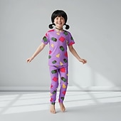  Kpop Inspired Korean Idol Inspired Pop Star Sleepwear Cosplay Costume Virtual Idol for Unisex Kid's Adults' Halloween Carnival Daily