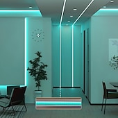 olcso Plug Strip Lights-COB LED intelligens szalagfények, időzítő zeneszinkronizáció, RF távirányítóval és alkalmazással szabályozható, fényes, 16,4-65 láb (3000-6500k), COB LED fényszalag hálószobába, nappaliba,