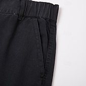 お買い得  クラシック-男性用 カーゴショーツ ショーツ カジュアルショーツ ハイキング ショーツ マルチポケット まっすぐな足 カラーブロック 平織り 耐久性 吸汗性 膝丈 カジュアル 日常 アウトドア ファッション ストリートファッション ブラック ブラウン 伸縮性なし