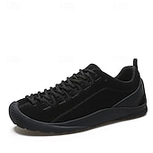 abordables Baskets Décontractées-Chaussures de randonnée pour hommes – en daim et mesh résistants, respirantes et confortables, idéales pour la randonnée et les sports d'aventure