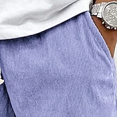halpa Rennot shortsit-Miesten Shortsit Rennot shortsit Vakosametti shortsit Teksturoituja shortseja Tasku Joustava vyötärö Tavallinen Solid Color Mukavuus Hengittävä Polven yläpuolella Kausaliteetti ulko- Hiekkaranta Loma