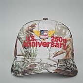 halpa Lisätarvikkeet-Lippalakki Amerikan lippu Retro / vintage Patriotismi varten Sukupuolineutraali Aikuisten 3D-tulostus varten Itsenäisyyspäivä 4. heinäkuuta ulko- Rento / arki Paraati