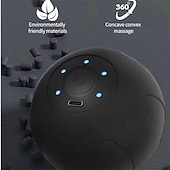 cheap Body Massager-Electric Peanut Massage Ball With Vibration For Muscle Relief, Yoga &amp; Fitness, Handheld Deep Tissue Massager For Neck Back Foot