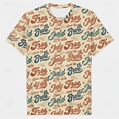  Patriotisk T-skjorte Grafisk T-skjorte USA Retro / vintage Patriotisk T-skjorte 1776–2026 til Unisex Voksne 3D-utskrift for Uavhengighetsdag 4. juli Fest