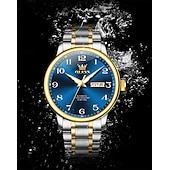 levne Mechanické hodinky-Nové pánské business hodinky Olevs se světelným kalendářem, týdenním zobrazením, plně automatickým mechanickým strojkem, ležérní a módní digitální hodinky, voděodolné, sportovní náramkové hodinky