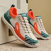 baratos Tênis Casuais-Tênis masculino em mesh e couro sintético – calçado de corrida de alto desempenho para aventuras ao ar livre e atividades físicas.