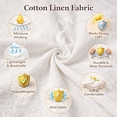 Недорогие Хлопковые Льняные Футболки-Муж. Футболка Футболка из льняной ткани Короткие рукава V-образный вырез Лето Полотняное плетение Мода Оригинальный рисунок Классический Мягкий Отпуск Для улицы На каждый день