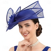 preiswerte Fascinators &amp; Hüte-Derby Hut Kirchenhut Kentucky Derby Hut Dame Edelfrau Kostüm Damen Maskerade Derby Ascot Pferderennfestival Erwachsene Kopfschmuck Ganzjahres