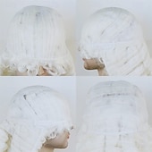  باروك قاضٍ أبيض للرجال بارز محامي زي مؤسس مستعمرات للرجال