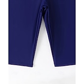 Χαμηλού Κόστους Rash Guards One Pieces-Γυναικεία Πρότυπο Προστατευτικά Τανκίνι και μπικίνι για σέρφινγκ Μαγιό Μονόχρωμο Κουμπώσου Προστασία UV Ελαστικό Κοντομάνικο Μαγιό Σέρφινγκ Καταδύσεις Κολύμβηση Καλοκαίρι