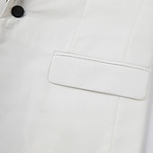 ieftine Costume de petrecere-A bărbaților Smoking Costume de petrecere Casual Afaceri Albastru piscină Negru Primăvară Costum Șap de rețea Petrecere Afacere Dungi Slim Fit Set 3 piese Un singur rând, un nasture