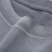 cheap Basic T shirts-Men's T Shirt 100% Cotton Acid Wash Shirt Tee Top Short Sleeves Crew Neck Summer Spring Plain Fashion Designer Basic Garment Dyed Plain Vacation Street Going out Blue Black Pink Top Tee for Men