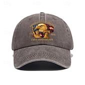 preiswerte Zubehör-Baseballmütze Amerikanische Flagge Retro Vintage Erbe Patriotisch 1776–2026 für Unisex Erwachsene 3D-Druck  für Unabhängigkeitstag / 4. Juli 4. Juli Outdoor Alltagstauglich