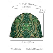  Γυναικεία γκέτα για τον λαιμό για την ημέρα του Αγίου Πατρικίου – πολλαπλά σχέδια, τυπωμένο υλικό από πολυεστέρα, ευέλικτη χρήση ως γκέτα για τον λαιμό ή κάλυμμα προσώπου, ιδανική για εορταστικές εκδηλώσεις