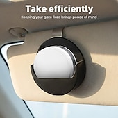 baratos Ganchos e Acessórios-Suporte para lata de tabaco de mascar para quebra-sol de carro, suporte para mascar de carro, suporte para quebra-sol de carro, acessório interno automotivo que economiza espaço, clipe de