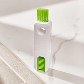 preiswerte Reinigungsmittel-2er-Pack Becherdeckel-Reinigungsbürste 4-in-1, multifunktionales Reinigungswerkzeug für Isolierflaschen, tragbarer Deckelreiniger für Gläser, Wasserkocher, Schnuller, Deckelspalte und die Reinigung in der Küche.