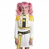 tanie Stroje dla dziewcząt-Zainspirowane K-popem Zainspirowany koreańskim idolem Gwiazda popu Kostium Fantazyjne przebranie Wirtualny idol for Dla dziewczynek Dzieci Halloween Karnawał Spektakl Comic Con Anime Expo