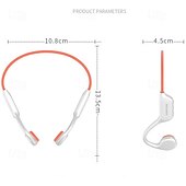 Χαμηλού Κόστους Ακουστικά λαιμού-Ακουστικά Bluetooth Αγνής Συχνότητας - Αδιάβροχο IPX8 MP3 Player 32GB Μνήμη HiFi Ακουστικά σε Σχήμα Αυτιού με Μικρόφωνο για Κολύμπι Άγιο Δώρο Αγίου Βαλεντίνου