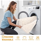 cheap Sofa Cover-Pet Couch Cover for 3 Cushion Sofa, Non-Slip Fuzzy Couch Cover for Dogs Washable, Thick Soft Sofa Slipcovers Cushion Protector Pet Friendly