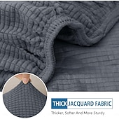 economico Copertura per divano-Copricuscini impermeabili per divani, copricuscini per divani componibili a forma di L, tessuto jacquard elasticizzato spesso, copri chaise longue lavabile con fondo elastico