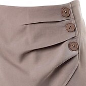 economico Pantaloncini corti-Per donna Shorts Pantaloncini Estivi Shorts da Spiaggia Vacanza Moda Casual Quotidiano Corto Misura del girovita medio Tinta unica Cerniera Elastico in vita Fibbia Comodità Asciugatura Rapida Morbido