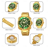 ieftine Ceasuri Quartz-SKMEI Bărbați Ceasuri de cuarț Minimalist Cadran mare Modă Afacere Luminos Calendar IMPERMEABIL Decorațiuni Oţel Uita-te