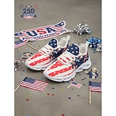  Vereinigte Staaten 250. Jubiläum Frauen USA-Flagge und Adler Druck Sneakers mit Feuerwerksdesign Patriotische Freizeitschuhe für den Unabhängigkeitstag Paraden Festivals Sportveranstaltungen und den
